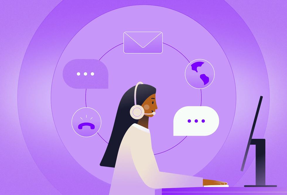 Customer support illustration